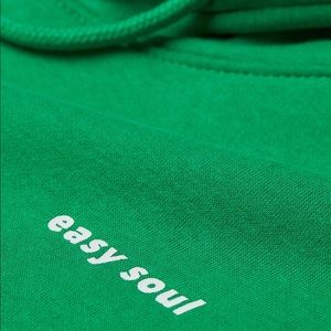 Green Crop Hoodie Recycled